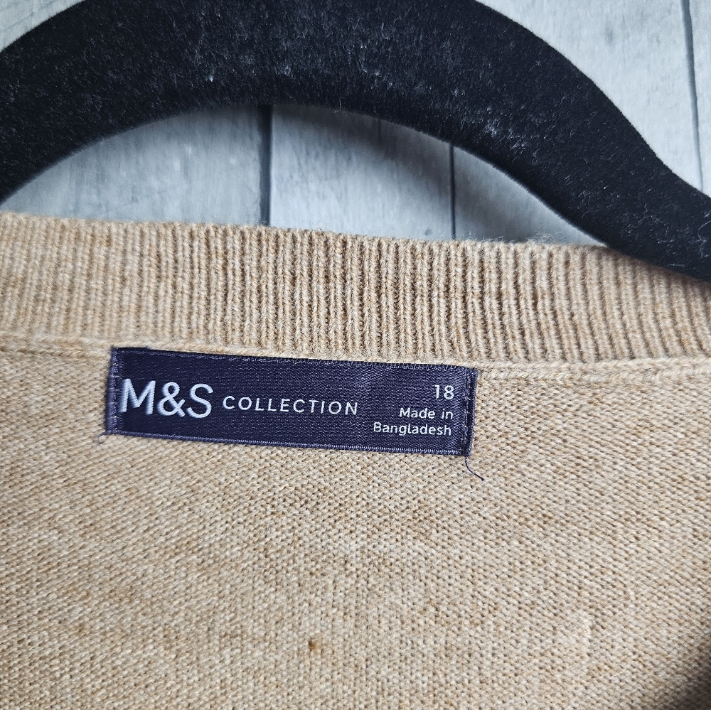 M&S Marks and Spencer Colorblock Sweater 18 - Picture 5 of 8